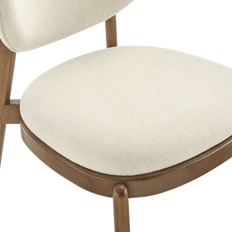 Ensemble de 2 chaises de salle à manger Fenwick, Écru