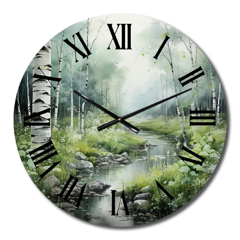 Horloge murale en métal, Médium