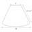 12.5 in. H Linen Empire Lamp Shade