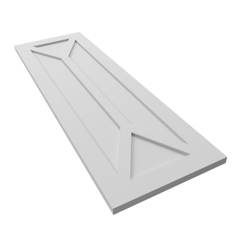 Volets EnduraCore Composite San Carlos, L 12 po, Blanc, 75"H