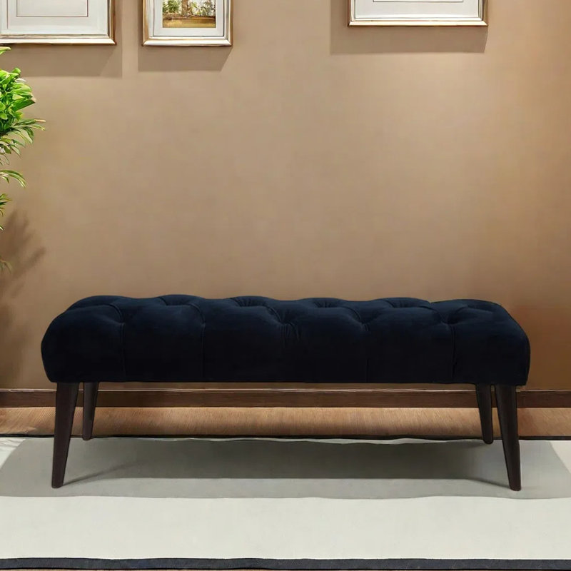 Boucle de banc de repos en tissu, Marine