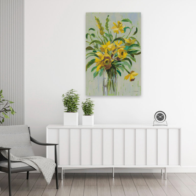 Jonquilles traditionnelles et campagnardes, H 36 po x l 24 po