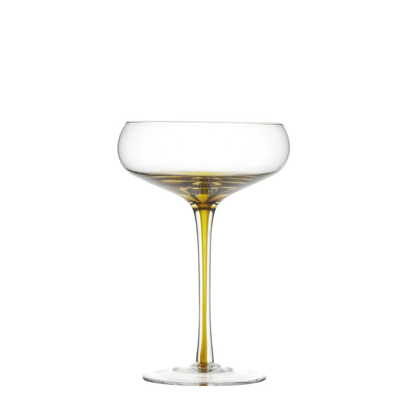 Gem Cocktail Coupe 5 oz, Or / transparent