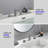Deck Mounted Waterfall Tub Faucet 3 Hole Bathtub Faucet 2 Handle Brass Tub Filler With Valve-78653443