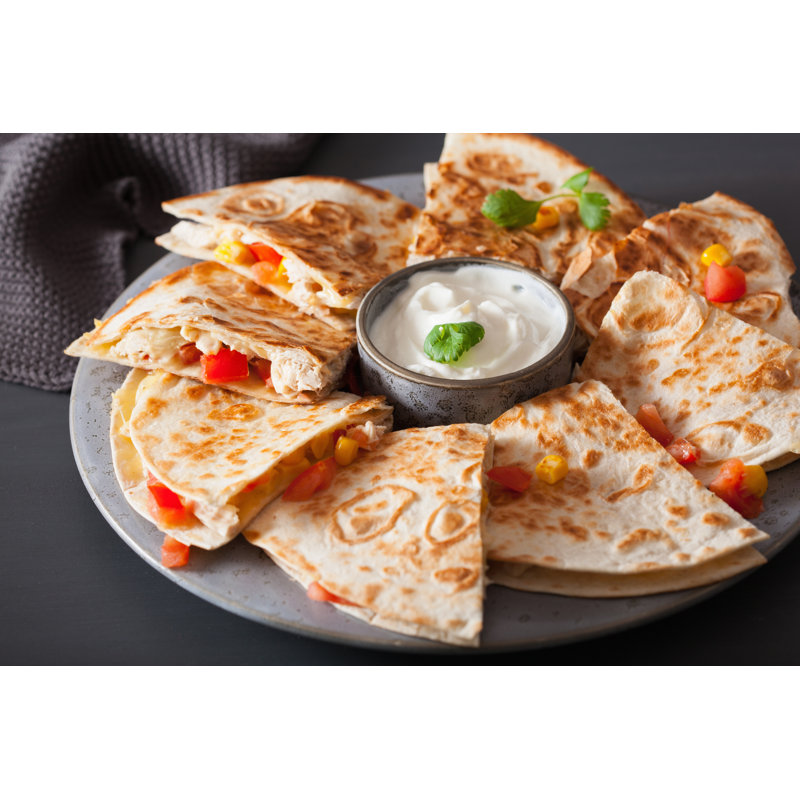 Mexican Quesadilla by OlgaMiltsova - Wrapped Canvas Print, 30cm H x 46cm W x 3.8cm D