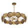 Lincoln 5-Light Pendant in Distressed Gold and Bronze by Breegan Jane