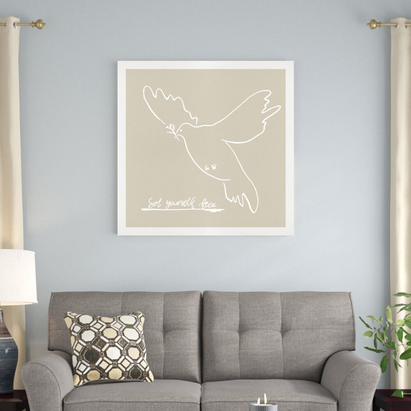 Peace Dove I, H 36 po x l 36 po