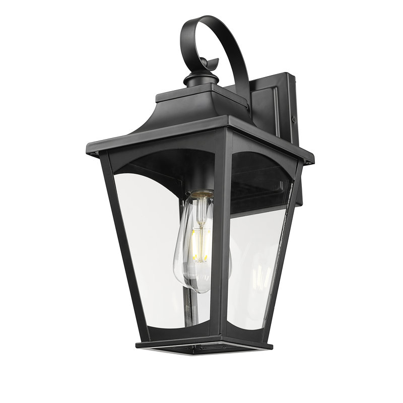 Applique murale d'extérieur 1 lumière Clydel, H 16 po x l 7,5 po x P 8,5 po