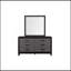 Miroir SOLUTO GRIS ET NOIR
