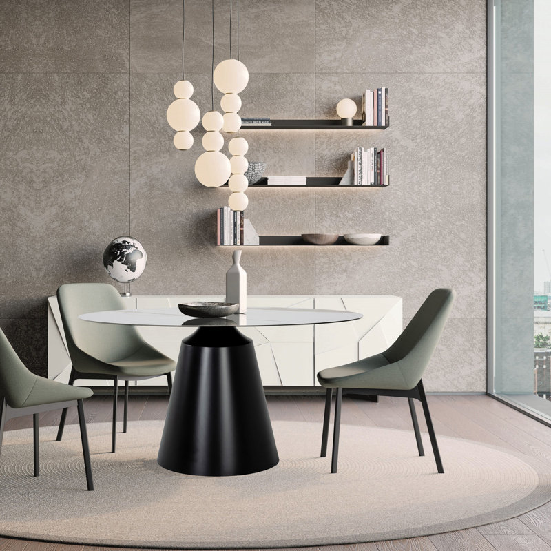 Table de salle à manger Catlin Lotus Carrara