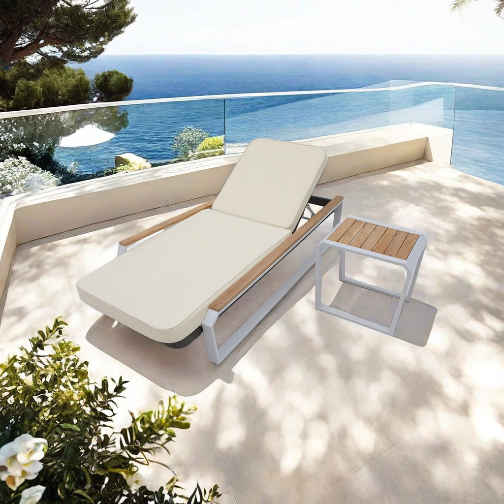 Elegance Furnishings Luxury Outdoor Chaise Lounge | Wayfair