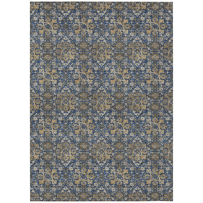 Machine Washable Indoor/Outdoor Chantille ACN2783 Global Rug