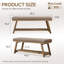 Hahnville 45.3" W Polyester Upholstered Storage Bench-1019901043