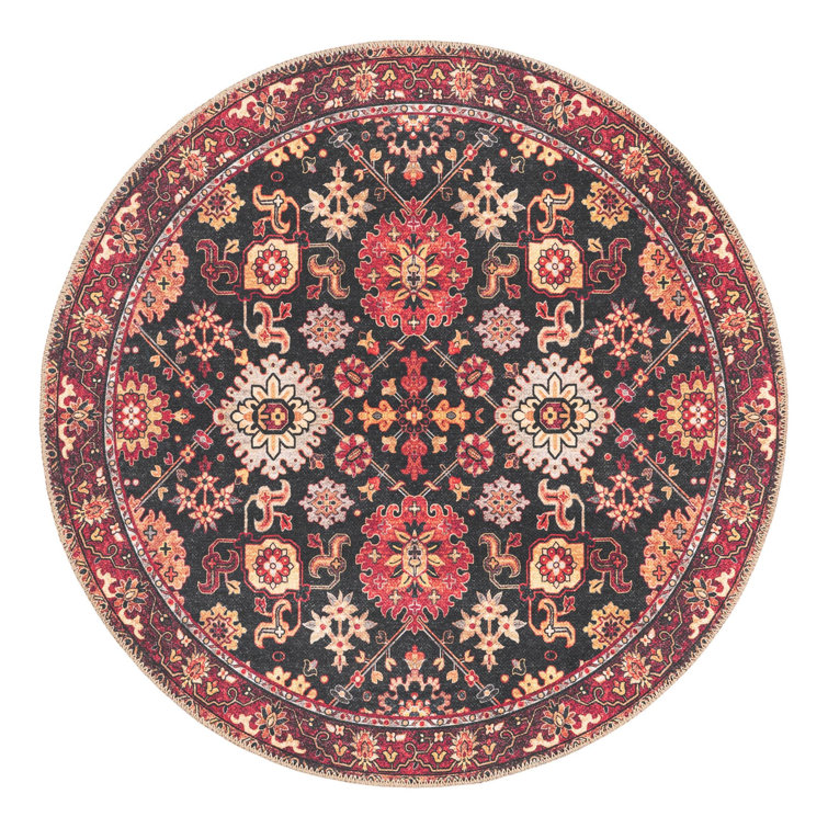 Miyon Performance Chenille Floral Indoor Rug