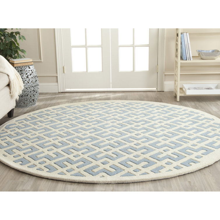 Teresita Hand Tufted Wool Geometric Rug