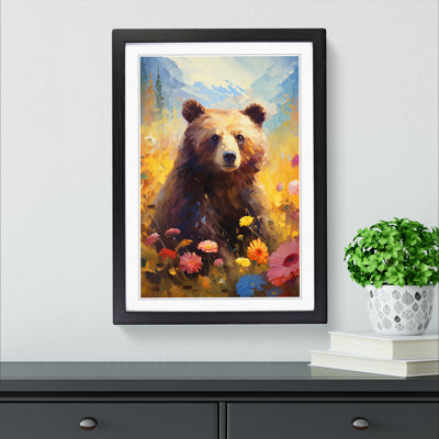 Bear Impressionism No.2 - Framed Print