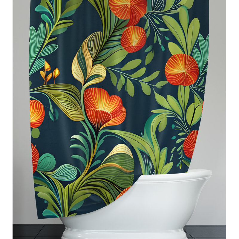 Rideau de douche Collyns, H 72 po x l 70 po
