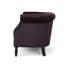 Causeuse Chesterfield en velours à accoudoirs roulés 51,5 po Charlotte-24075260