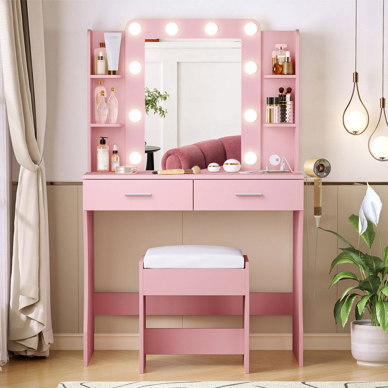 Coiffeuse Jaeli, Pink