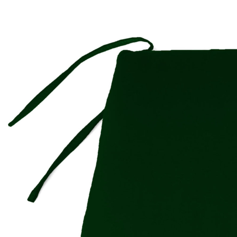 Coussin de banc d'intérieur/d'extérieur, Vert forêt, H 3 po x l 48 po x P 19 po