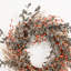 Grande couronne de fleurs artificielles 26 po