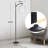 Taurice 62'' Arched Floor Lamp with Remote Control Bulb Included,Magnetic Design, Timer Added