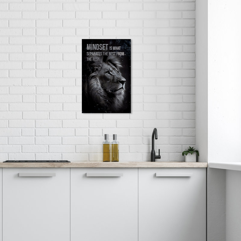 Reproduction d'art moderne sur toile noire Karsheen, H 24 po x l 16 po x P 0,8 po