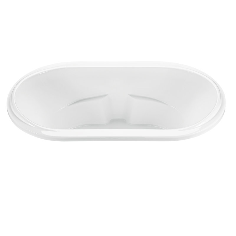 MTI Solutions 71.25" Whirlpool Bathtub, White