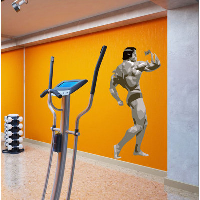 Adhésif décoratif Polygonal Gym