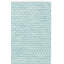 Tapis turquoise / ivoire en coton tissé à plat Modena-23025261