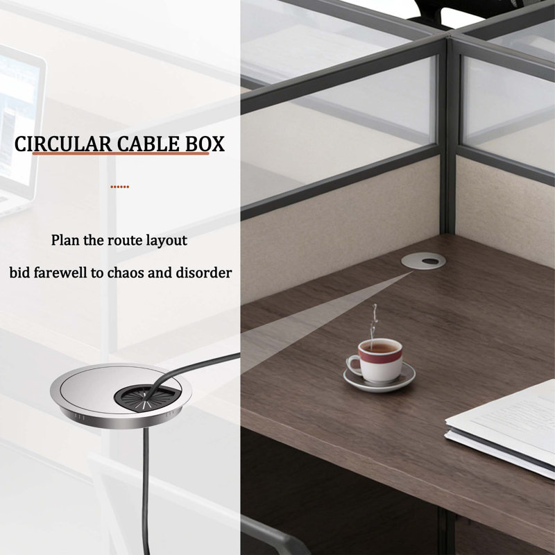 Benching Workstation with Cable, Office Rectangle Cubicle Desk