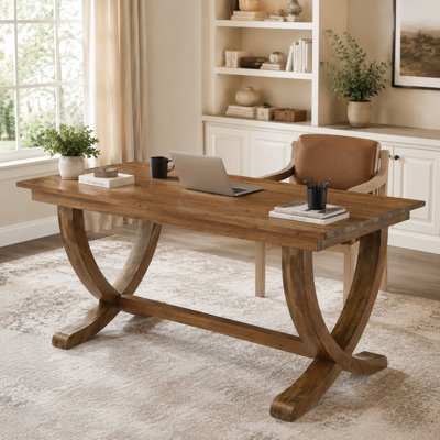 Solid Wood Computer Desk