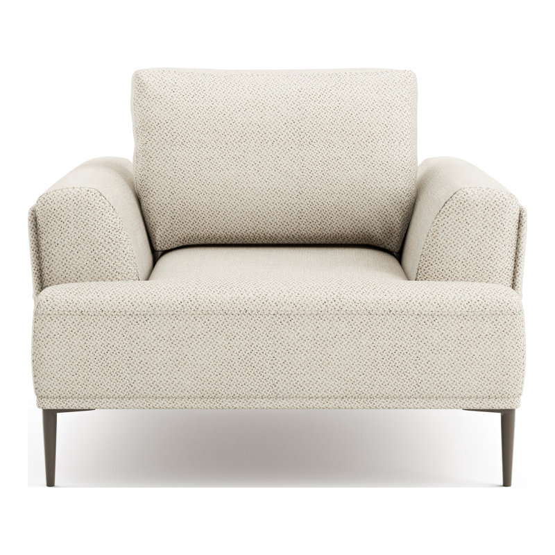 Fauteuil Kertu, Chenille beige