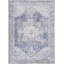 Tapis bleu / brun moyen encre lavable à la machine Heyward-1594989568