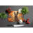 Cairn Terrier Fall Glass Cutting Board Large