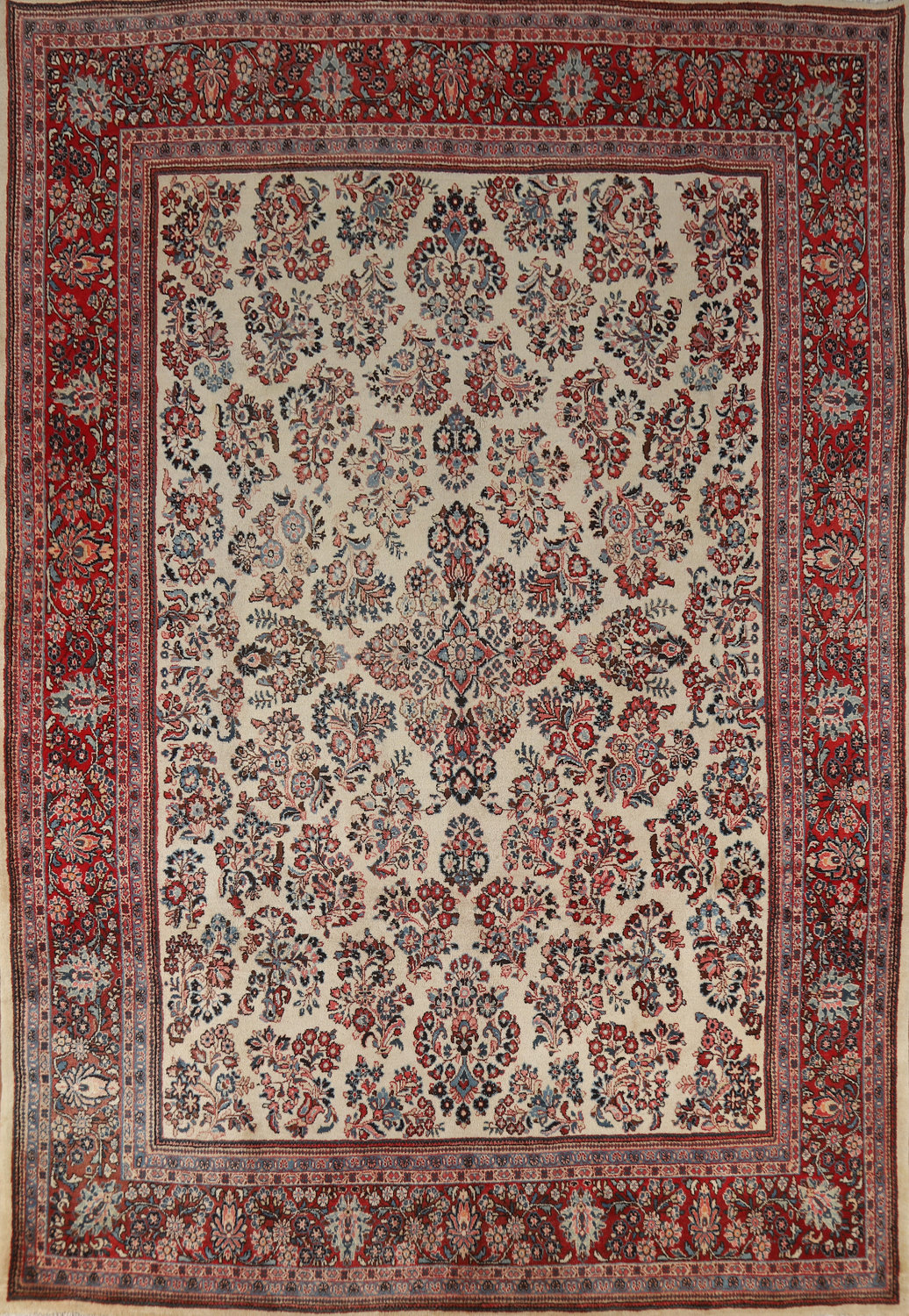 Isabelline Vintage Floral Traditional Area Rug 9x12 | Wayfair