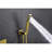 10" Bathroom Shower Fixture - Wall Mounted Rain System Brushed Gold One Handle Head-118088739