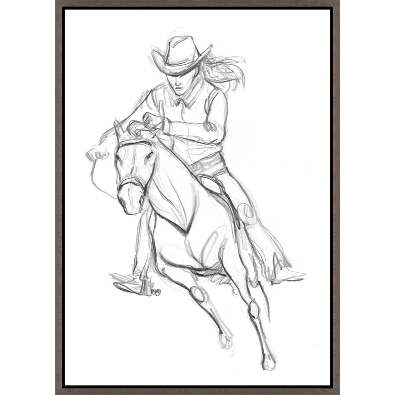 Western Dust II Print by Richard Ryder, Glass Coat