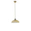 Lustre élégant en métal doré avec hauteur réglable, 11,8 po de diamètre x 27,6 po de hauteur | Douille E27, 40 W maximum, IP20 | Luminaire élégant pour les salons modernes, les salles à manger et les entrées, conception durable