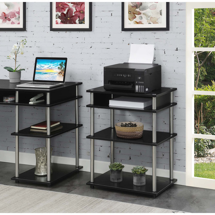 Edwin 30'' H x 23.75'' W Printer Stand