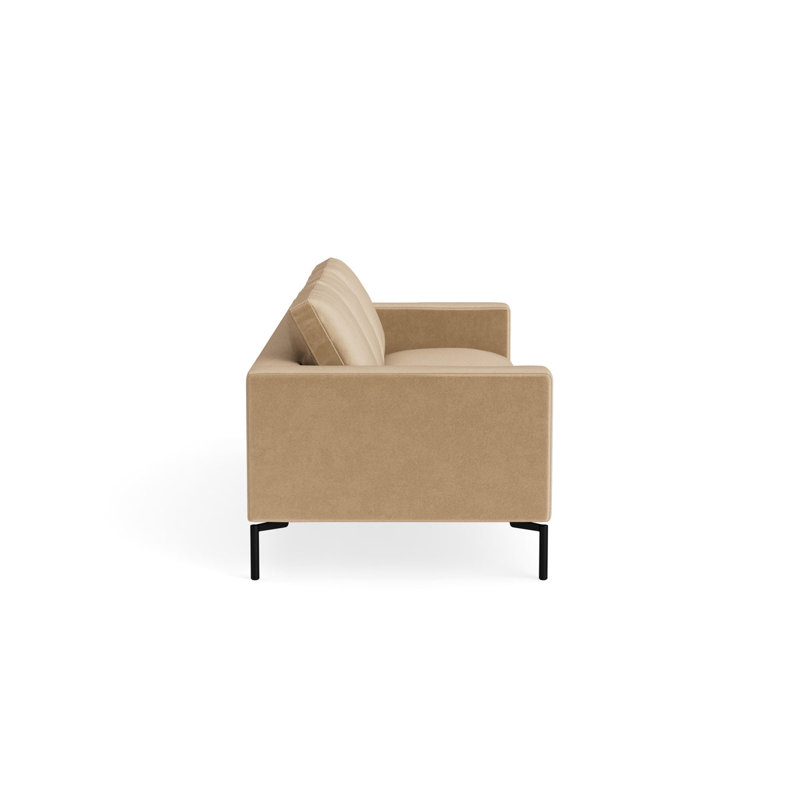 MTO - The New Standard Sofa, 32" H x 92" W x 35" D, Camel Velvet