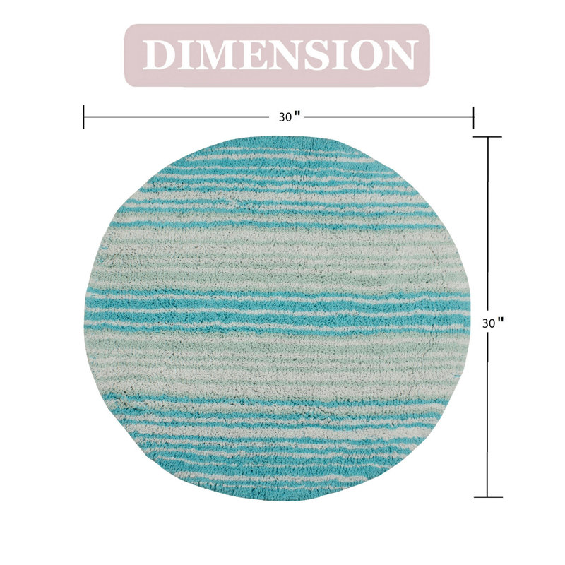 Randalynn Griffie Bath Rug, Turquoise