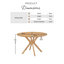 Rubberwood Solid Wood Dining Set