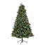Arbre de Noël épinette vert 7 pi 6 po avec 450 lumières DEL