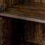 Armoire avec 4 portes et 4 tablettes ouvertes