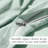 Southshore Fine Linens Southshore Basics Duvet Cover Set in Light Green, 90 GSM Double-Brushed Microfiber Bedding with Hidden Zipper Closure and Corner Ties, 2 Pillow Shams, Full/Queen-133123986-1467575