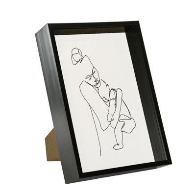 Nicola Spring - Deep Box Photo Frame - A4 (8 x 12")