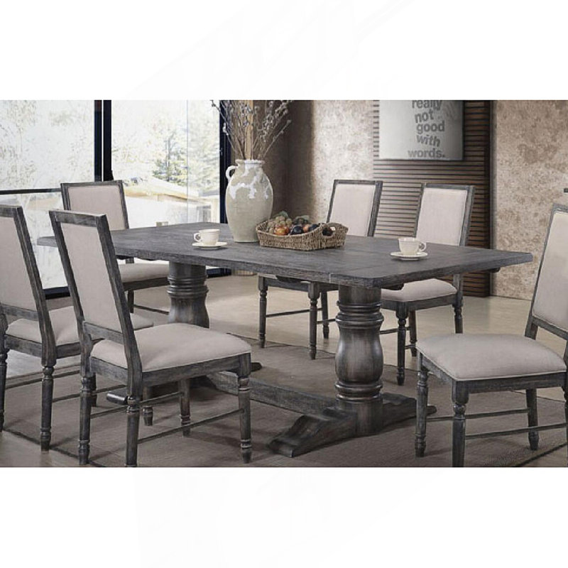 Rectangular Trestle Table, Kitchen Table