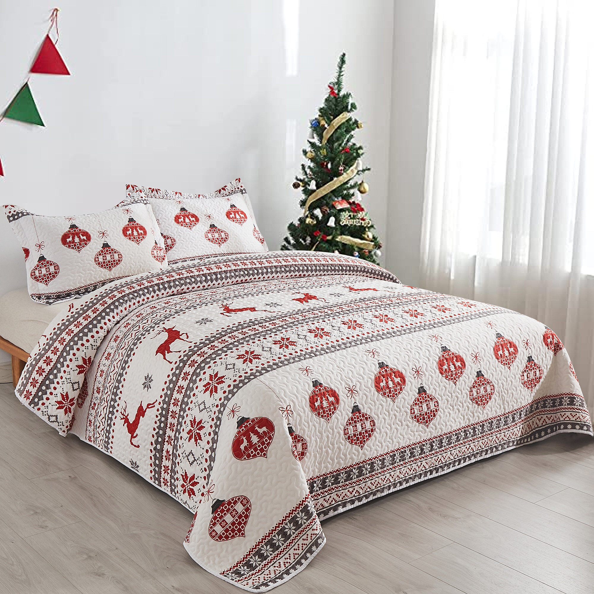 Girls christmas clearance bedding