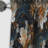 White And Gold Astral Marble Radiance - Abstract Marble Marble Blackout Curtain - 1 Panels-107538814